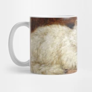 Two cats on a cushion Mug